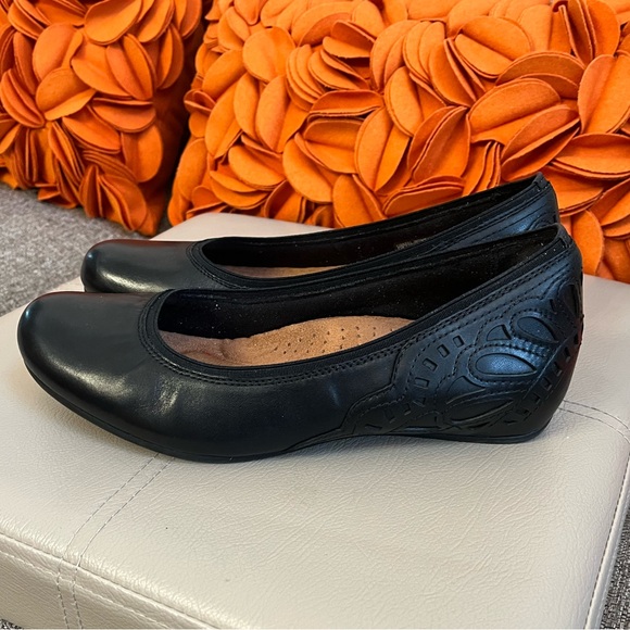 ❣️Rockport Cobb Hill Collection Black Leather Sharleen Wedge Pumps❣️ - Picture 6 of 11